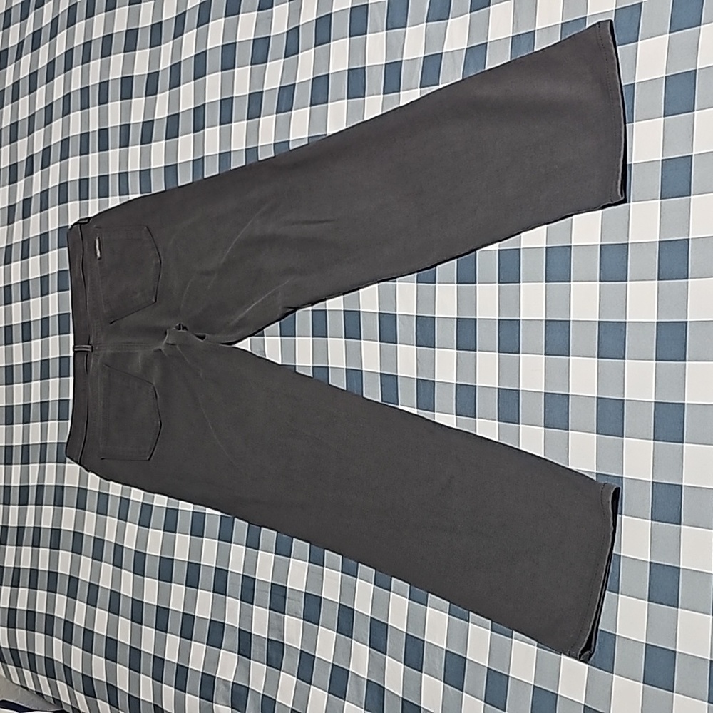 Eddie Bauer  Grey Elysian Slightly-Curvy High-Rise Slim Straight  Pant - Picture 16 of 16